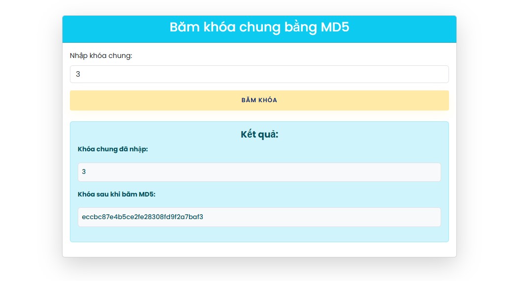 Hàm băm MD5